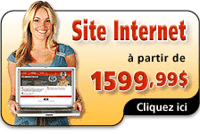 Publicit&eacute; sites internet (web) 600$