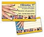 Image cartes d'affaire veilleux ongle